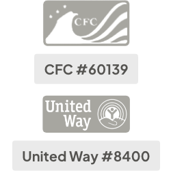 Cloverleaf CFC and United Way gray logos